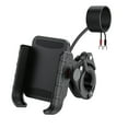 thumbnail image 1 of Motorcycle Phone Holder USB3.0 Fast Charging Quick USB Charger Phone Mount, 1 of 13