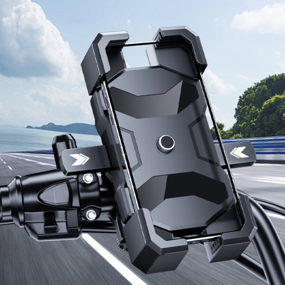 Motorcycle Phone Holder, Universal Cell Phone Navigation Frame, Fixed Mount, Plastic Material, Stable Support, Fits All Phone Sizes, Safe Riding, Easy Installation, Bicycle Compatible