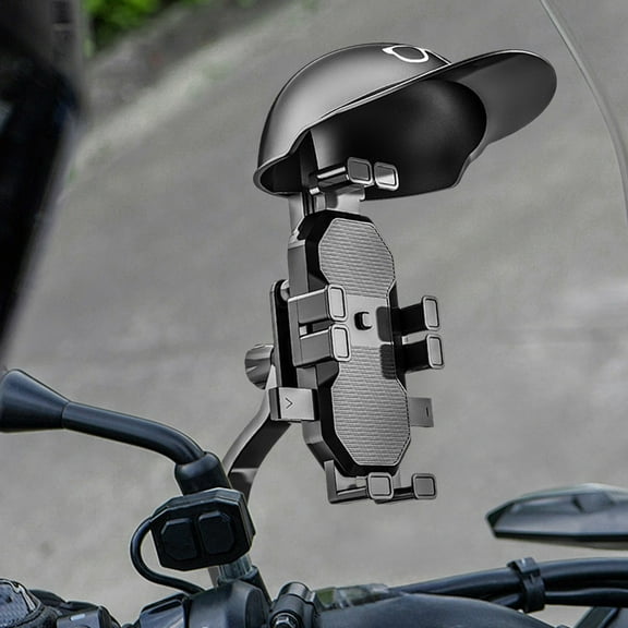 Motorcycle Phone Holders With Small Helmet Rain Shield Bracket Octodontic Fixed Cell Phone Navigation Frame Motorcycle Phone Mount Motorcycle Accessories, Car Accessories