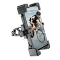 thumbnail image 1 of Motorcycle Phone Mount, 360° Rotation Bike Phone Holder with Auto-Lock and Shockproof Grip for One-Hand Navigation, Universal Handlebar Bracket for Bicycle Motorcycle Scooter Riding, 1 of 5