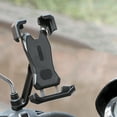 thumbnail image 1 of Motorcycle Phone Mount under $5! kkbbma Motorcycle Phone Mount, Auto Lock and Quick Release Phone Holder for Motorcycle Moped Scooter Rear View Mirror Phone Mount for Cell Phone, 1 of 6