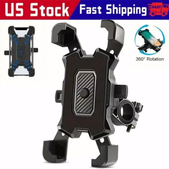Motorcycle Phone Mount Auto Lock Military Anti-Shake Bike Phone Holder Us