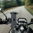 thumbnail image 1 of Motorcycle Phone Mount, Shockproof Anti-Shake Holder with One-Click Lock and 360° Rotation, Secure Mobile Phone Support for Motorbike, Scooter and Outdoor Navigation, 1 of 6
