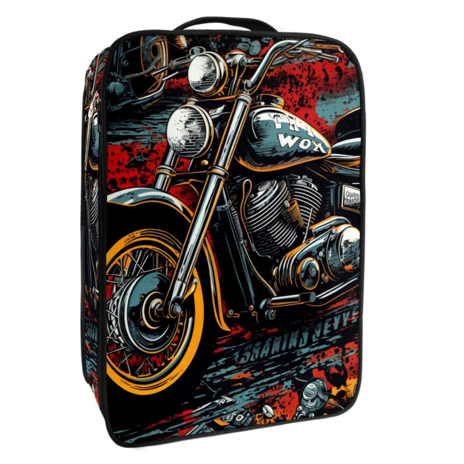 Motorcycle Polyester Shoe Organizer Box - Compact 23x31cm Size for Easy Shoe Storage & Organization