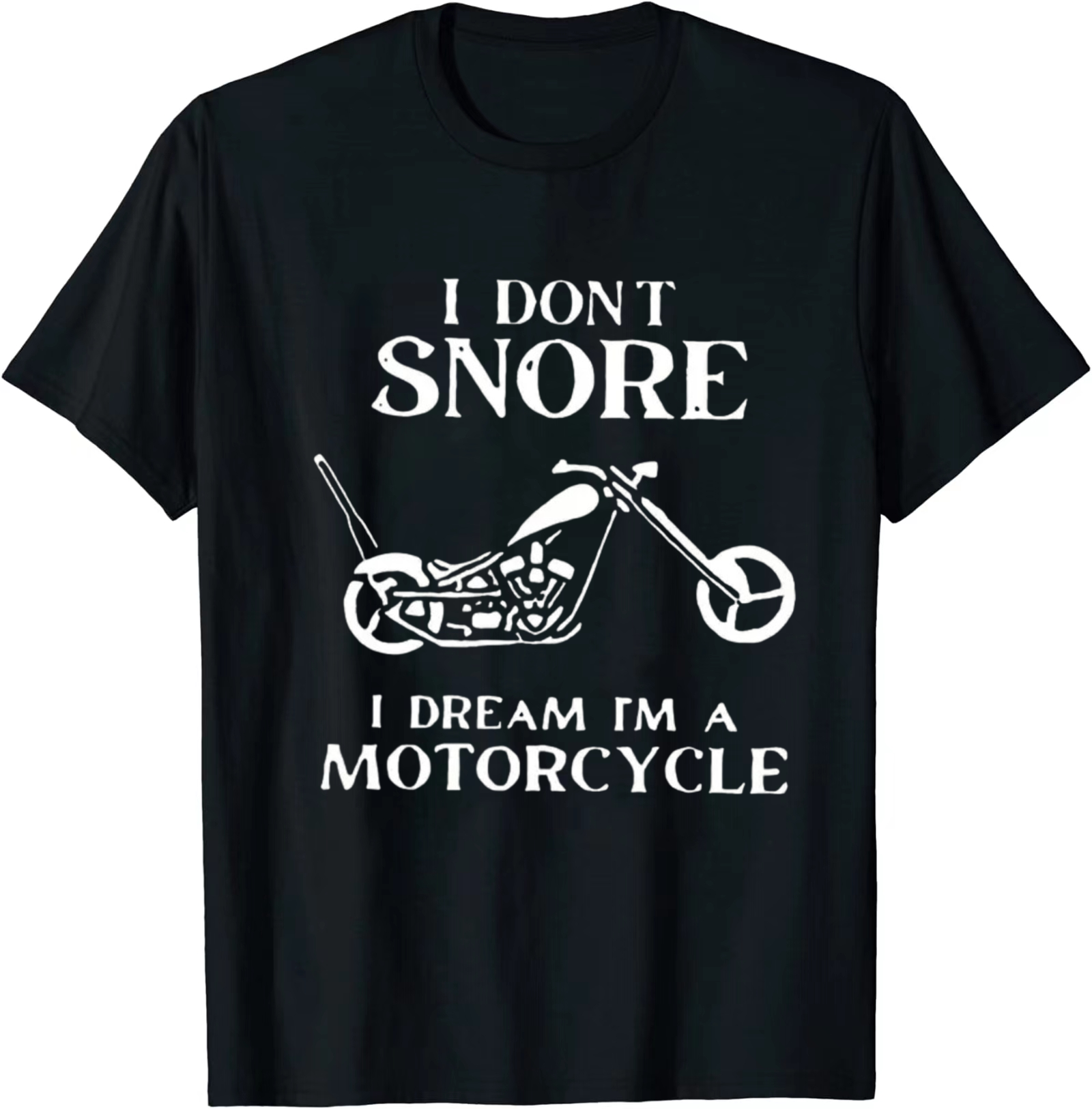 Motorcycle Print, Men's Graphic T-shirt, Casual Loose Tees For Summer ...