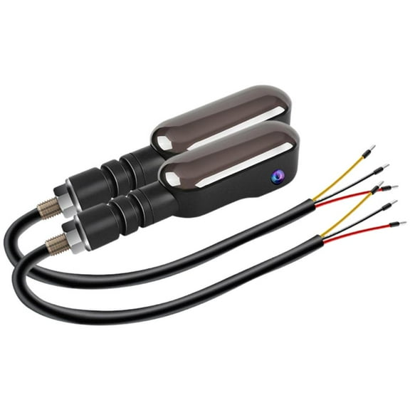 Motorcycle Projection Turn Signal with High-Brightness LED, Magic Atmosphere Effect, and Turn Warning for Night and Bad Weather Riding