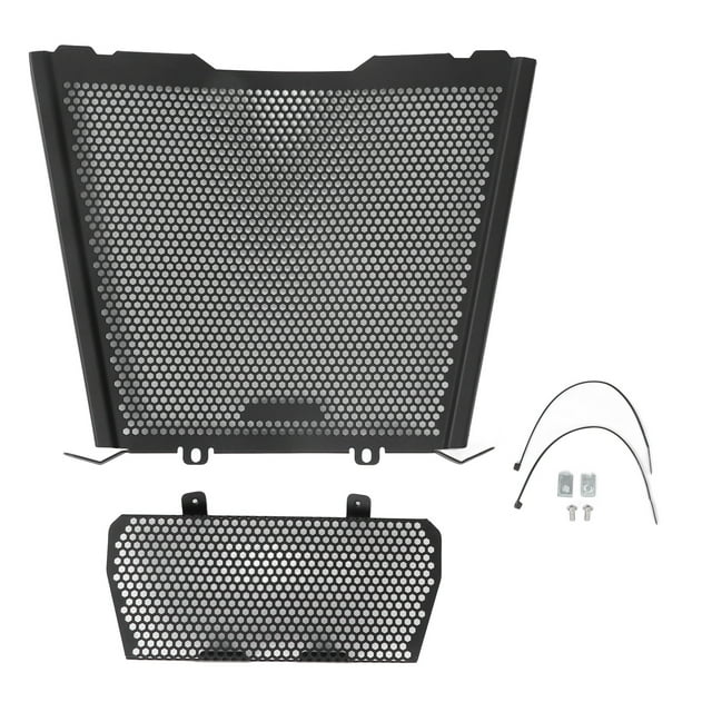 Motorcycle Radiator Grille Grill Guard Stainless Steel Impact Resistant