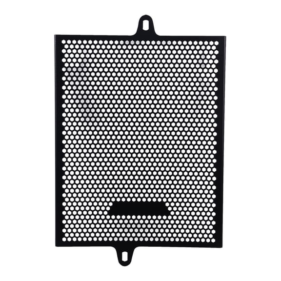 Motorcycle Radiator Guard Mesh Panel, Open Pattern Black Aluminum Alloy Cover for Speed 400 400X 2024-2026 Front Cooling Area Coverage