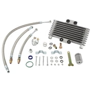 Motorcycle Radiator Oil Cooler Kit for Honda CB CG 100CC to 250CC Aluminum Engine Cooling Dirt Bike Enduro Motocross Accessories