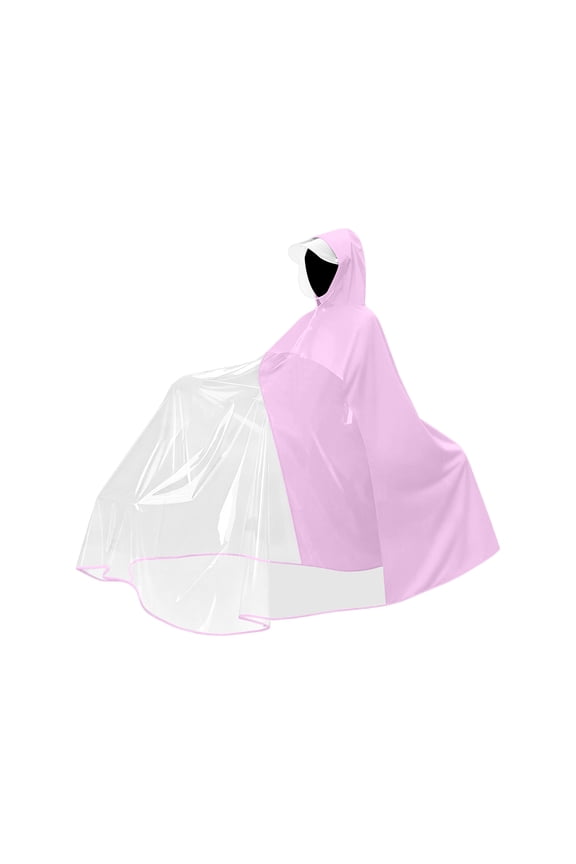 Motorcycle Rain Poncho, Heavy Duty Waterproof Extra Large Full Coverage Rain Coat, 1 Pack For Mom And Kid Family Use, For Electric Bike Riding Outdoor Heavy Rain Protection