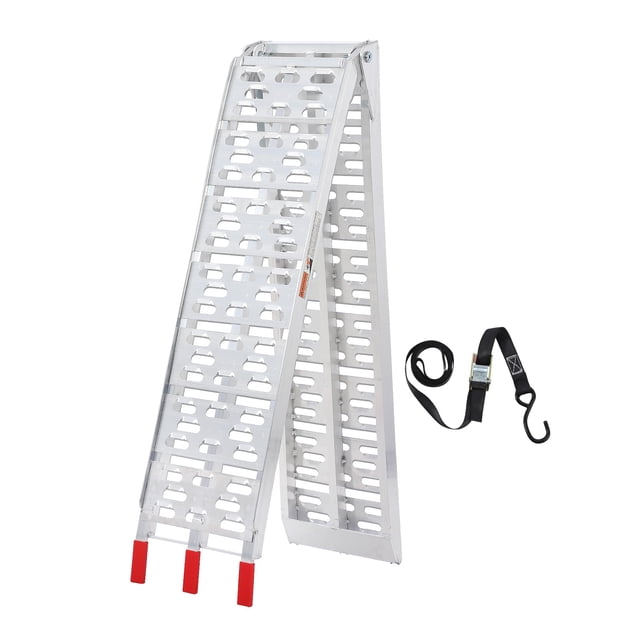 Motorcycle Ramps, 750lbs Folding Loading Ramps for Pickup Trucks Bed ...