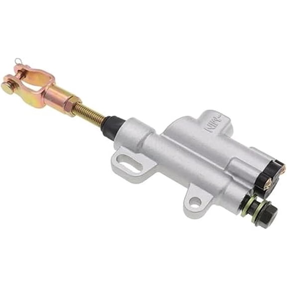 Motorcycle Rear Hydraulic Brake Master Cylinder Pump For 50cc 70cc 110cc 125cc 150cc 250cc M10 ATV Pit Pro Dirt Bike New(Black)