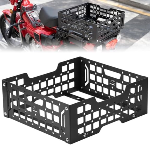 Motorcycle Rear Luggage Rack Compatible with CT125 Trail 125 Hunter Cub 2020 2021 2022 2023 2024 2025 Cargo Carrier Support Shelf Bracket Holder