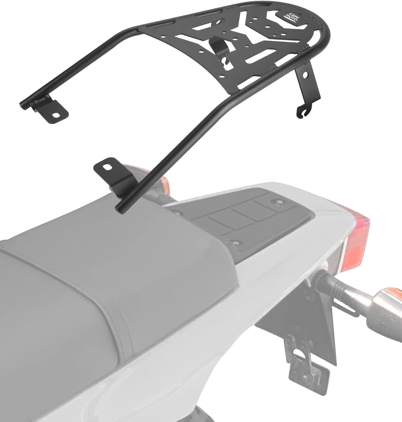 Motorcycle Rear Luggage Rack Compatible with TW200 Rear Rack Carrier ...
