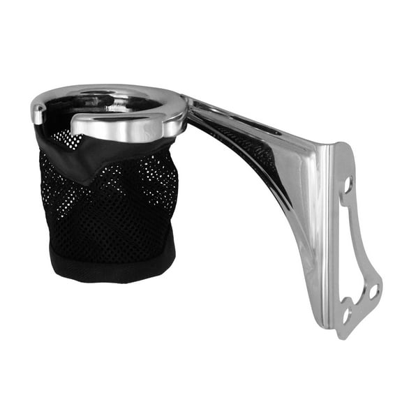 Motorcycle Rear Passenger Drink Cup Holder Mount Fit For Harley Touring FLH CVO