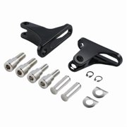 Motorcycle Rear Passenger FootPegs Footboard Mounts For Harley Touring Road King Electra Glide 1993-2024