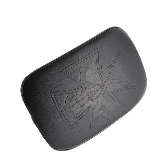 Motorcycle Rear Pillion Passenger Pad, Suitable for , for , Rectangular PU Leather Seat Pattern - 8 Suction Cup