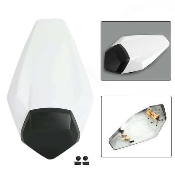 Motorcycle Rear Seat Fairing Cover Cowl Fit for Kawasaki ZX6R 2019-2024 White