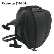 Motorcycle Rear Seat Tail Leather Pack Bag Expandable Luggage Bag PU