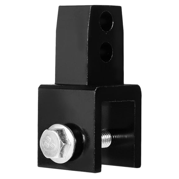 STOBOK Motorcycle Rear Shock Adapter Heightening Black Aluminum 1 Pair