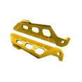 Motorcyclist Rear View Motorcycle Rear Step Side Trim Cover Pair, Foot Peg Area Plates, Look ...