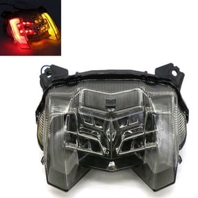 Motorcycle Rear Tail Light Brake Turn Signals Tail Lights for  MT-09 FZ-09 FZ09 MT09 2017-2019 Integrated LED Light Motorcycle Accessories(Smoke)