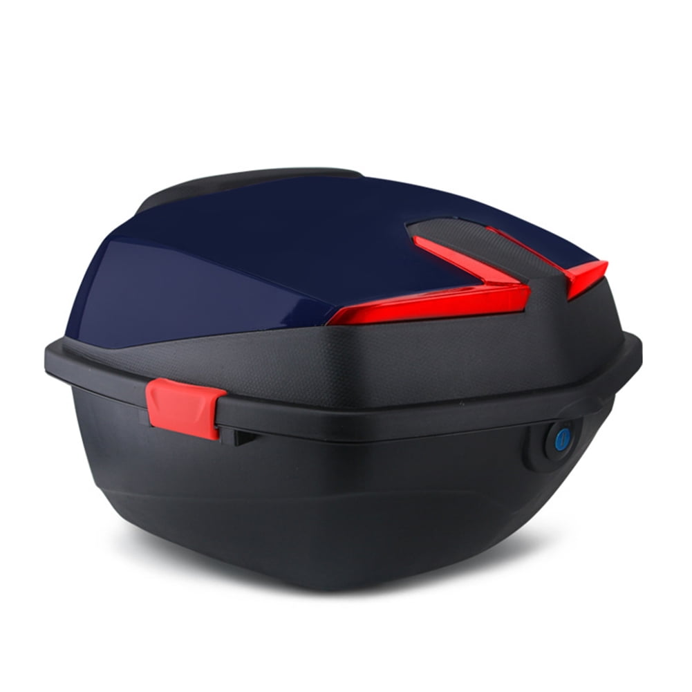 Motorcycle Rear Top Box, Waterproof Motorcycle Scooter Tail Box Trunk