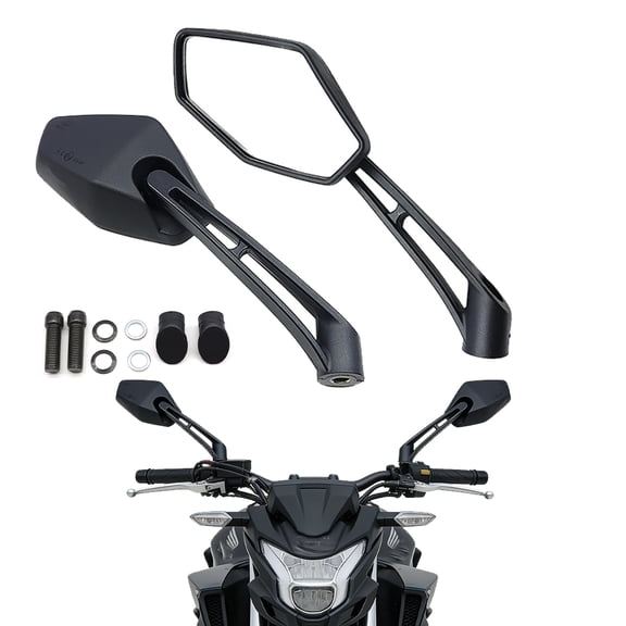 Motorcycle Rear View Mirror 10mm Motorbike Rearview Mirrors Motocross Back Side Mirror ATV Moto Dirt Pit Bike Z750 Z800 Z900 Z1000