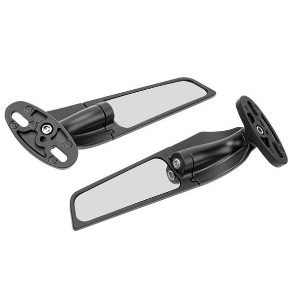 Motorcycle Rear View Mirror Aluminium 360 Degree Rotation Side Wind Adjustable Wing for R15