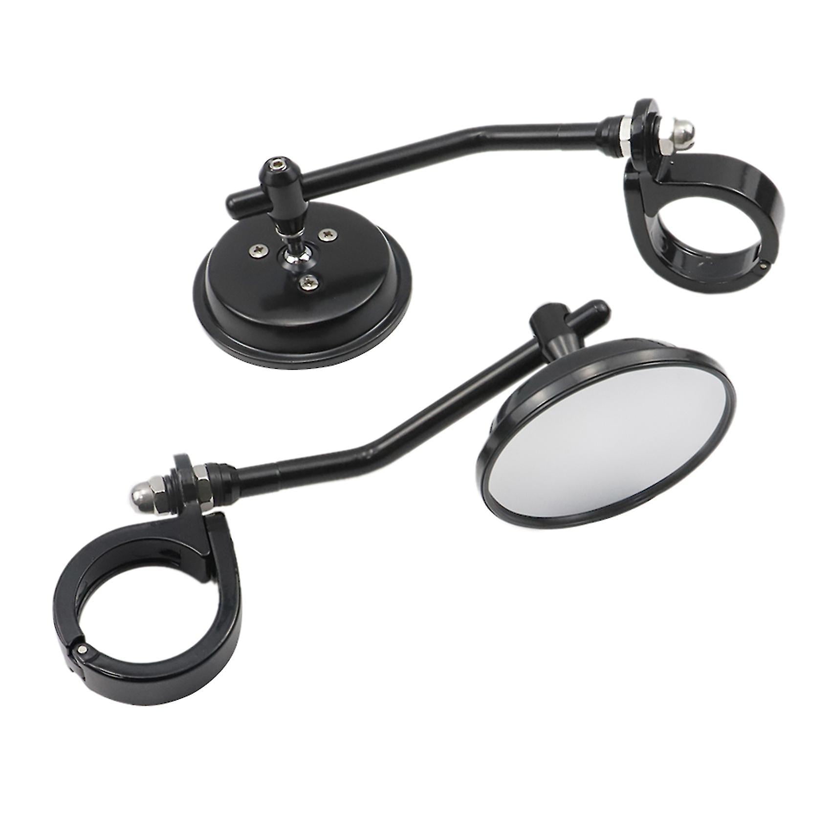 Motorcycle Rear View Mirrors 39-41mm Fork Mount Side Mirror