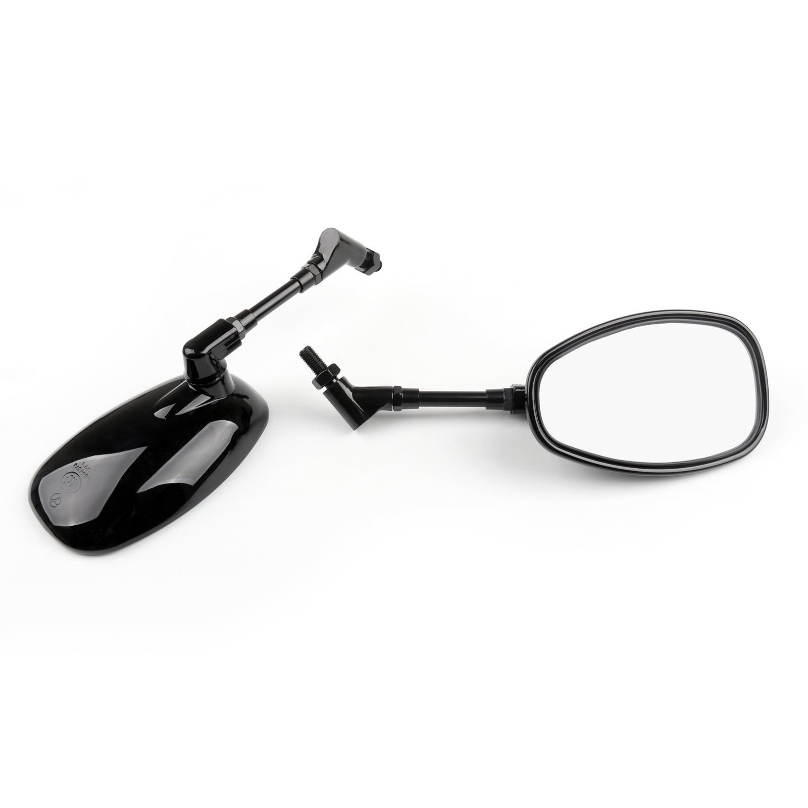 Motorcycle Rear View Mirrors Black For Yamaha V-MAX-XJR1200-MT-03-FZ6 ...