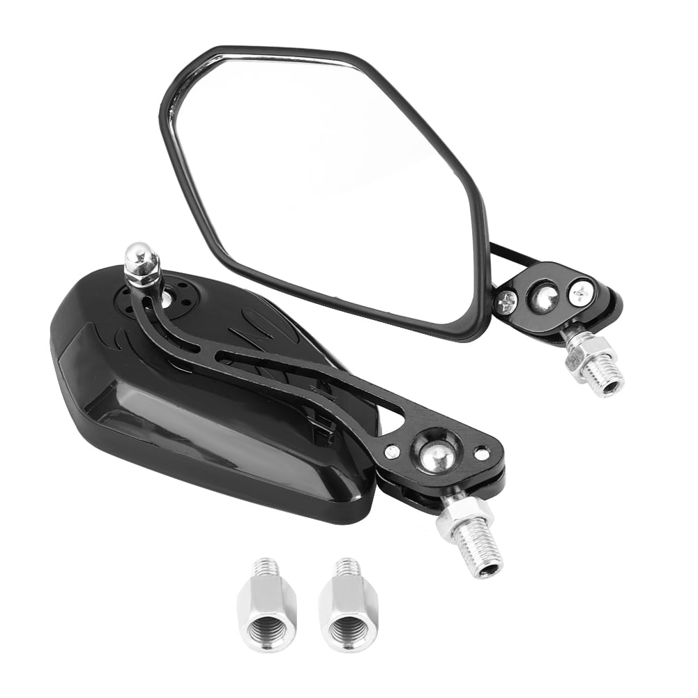 Motorcycle Rear View Mirrors, Universal Ultra Clear Motorcycle Side Mirror Flame Pattern For