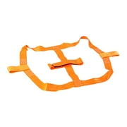 Motorcycle Rear Wheel Tie Down Strap, Cargo Strap High Wear Resistance Strong Polyester Heavy Duty Motocross Bikes Easy Installation Orange