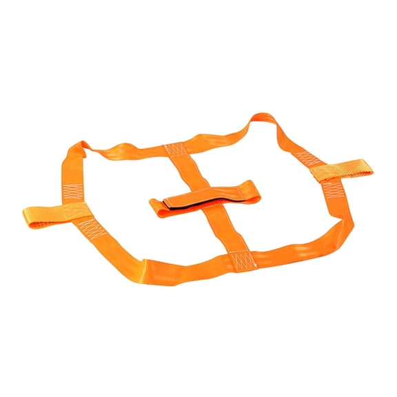 Motorcycle Rear Wheel Transport Balance Tire Straps, Tire Transport Harness Universal Heavy Duty Cargo Strap for Trailer and Motorcycle Orange