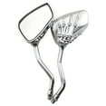 thumbnail image 1 of Motorcycle Rearview Mirror with Wide-Angle Glass and Heavy-Duty Claw Mount, Universal Fit Stainless Steel Bar ABS Housing for All-Weather Visibility on Bikes Scooters and ATVs, 1 of 1