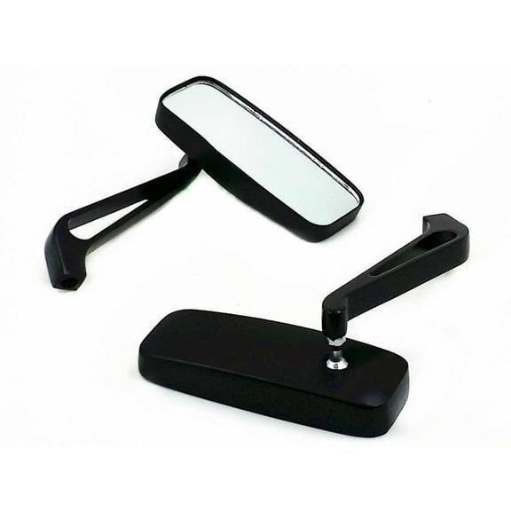 Motorcycle Rectangle Rearview Side Rear View Mirror for Harley Honda Kawasaki Suzuki Yamaha Cruiser Chopper Bobber Custom