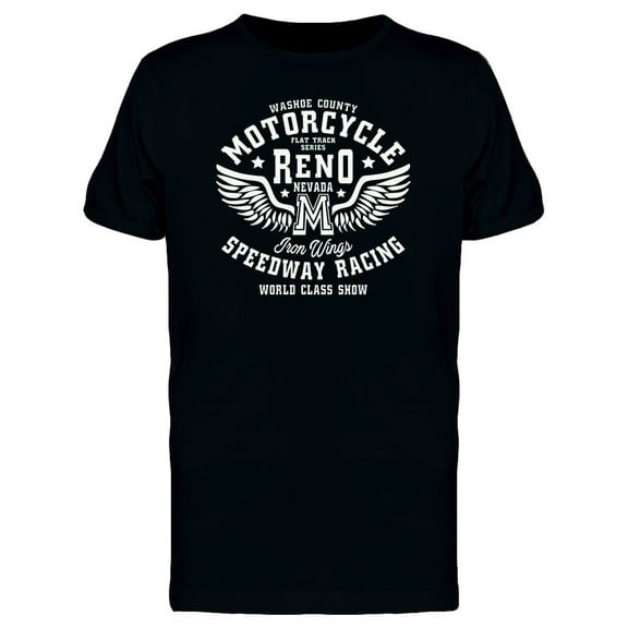 Motorcycle Reno T-Shirt Men -Image by Shutterstock, Male 3X-Large