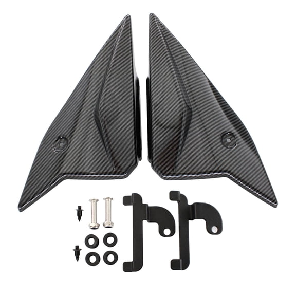 Motorcycle Replacement ABS Side Panels Cover Fairing Fairing Plate for FZ09 14 - Carbon Fiber