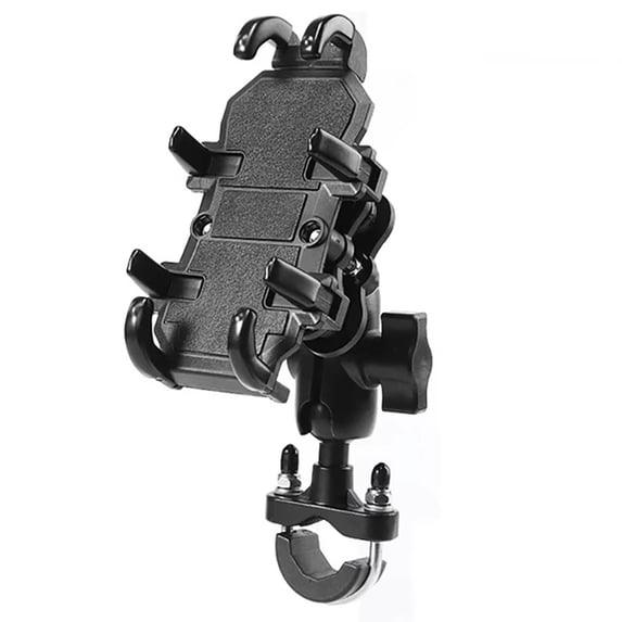 Riding GPS Electric Bike Bicycle Motorbike Handlebar Phone Holder Mount Bracket Shock Absorb Handlebar Shock