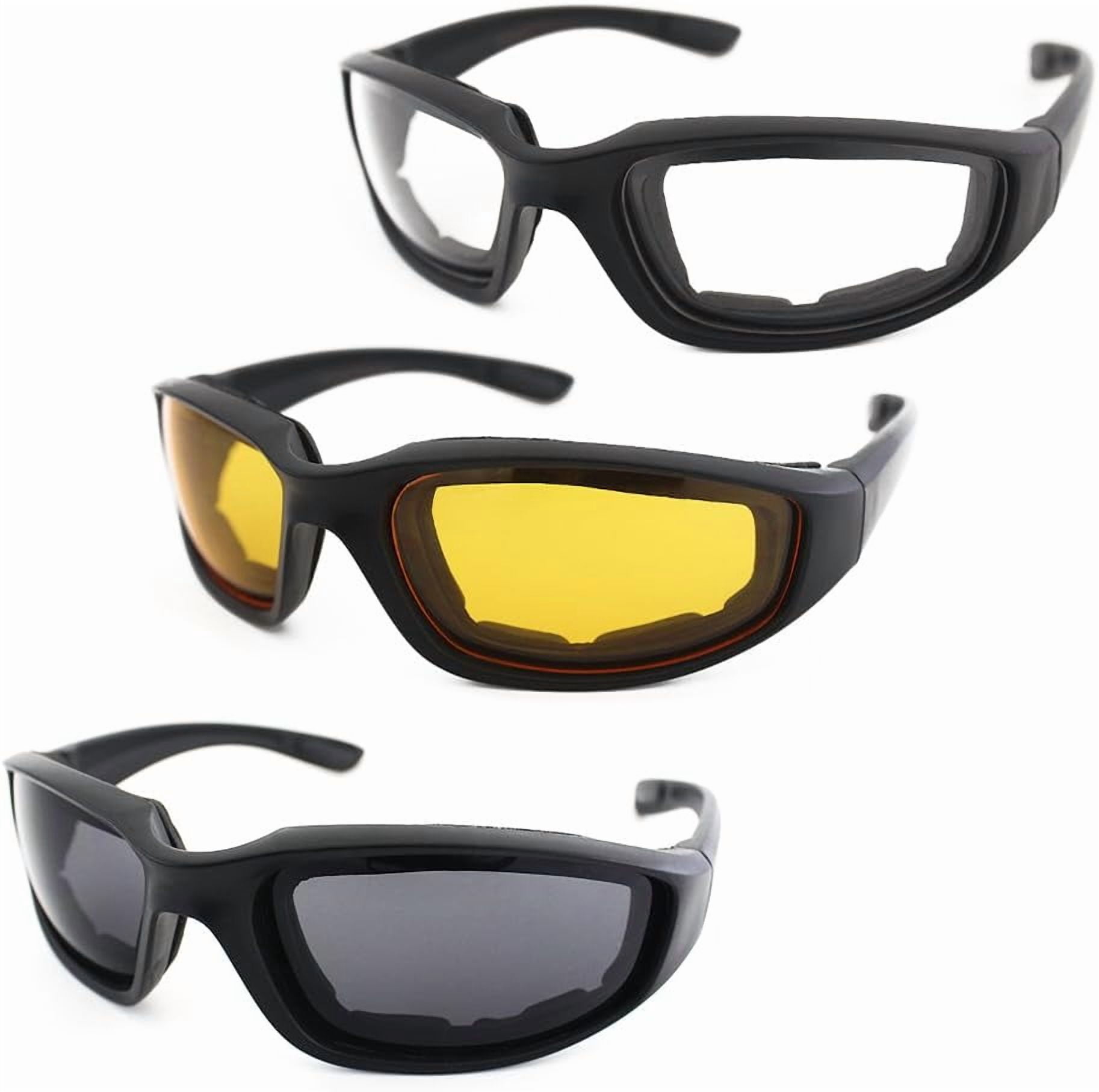 Motorcycle Riding Glasses Goggles UV Protection Dustproof Windproof Sunglasses for Outdoor Activities