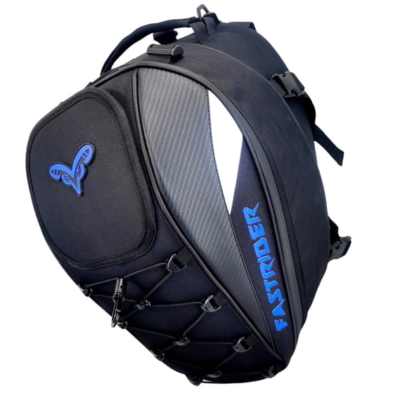 Motorcycle Riding Pack Multiuse Tail Bag Helmets Gear Organized Storage Backpack with Spacious Compartments