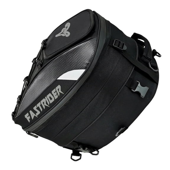 Motorcycle Riding Pack Multiuse Tail Bag Helmets Gear Organized Storage Backpack with Spacious Compartments