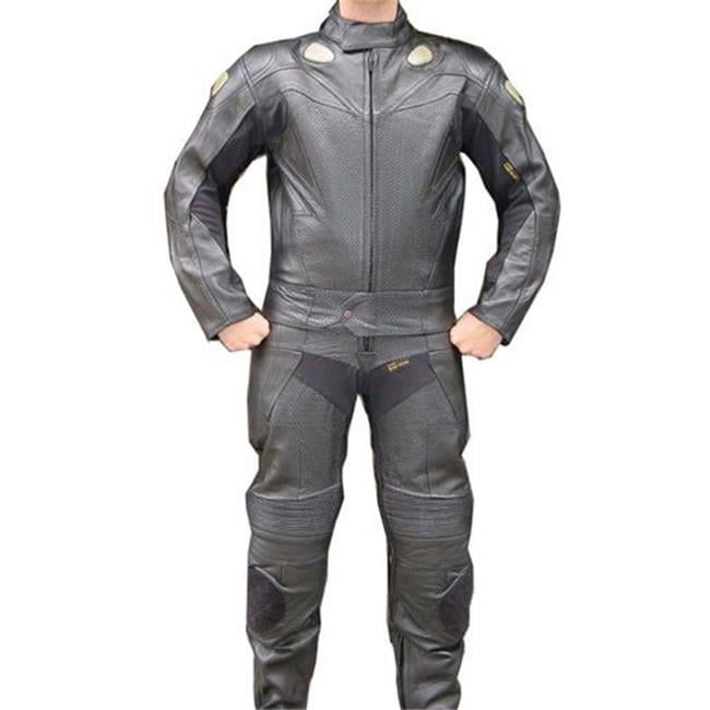 Motorcycle Riding Padding Motorcycle Riding Racing Leather Track Suit with Padding New, Black ...
