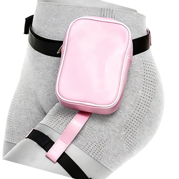 Motorcycle Riding Thigh Bag with Leg Strap, Hip Pack for Cycling Hiking Camping