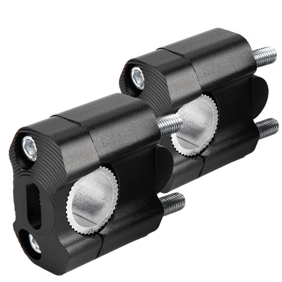 Motorcycle Riser Motorcycle Mount Clamps Motorcycle Handlebar Riser 2pcs Aluminum Alloy 28mm Motorcycle Handlebar Handle Bar Mounting Clamps Riser Black