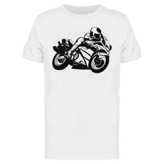 Motorcycle Road Racing T-Shirt Men -Image by Shutterstock, Male Small