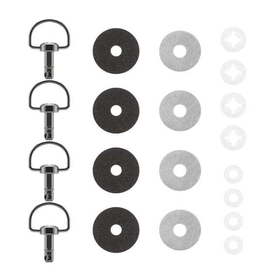 Motorcycle Saddlebag Screws Mounting Pin Saddlebag Mounting Bolts 1/4 Turn Fastener for Most Motorbike Model