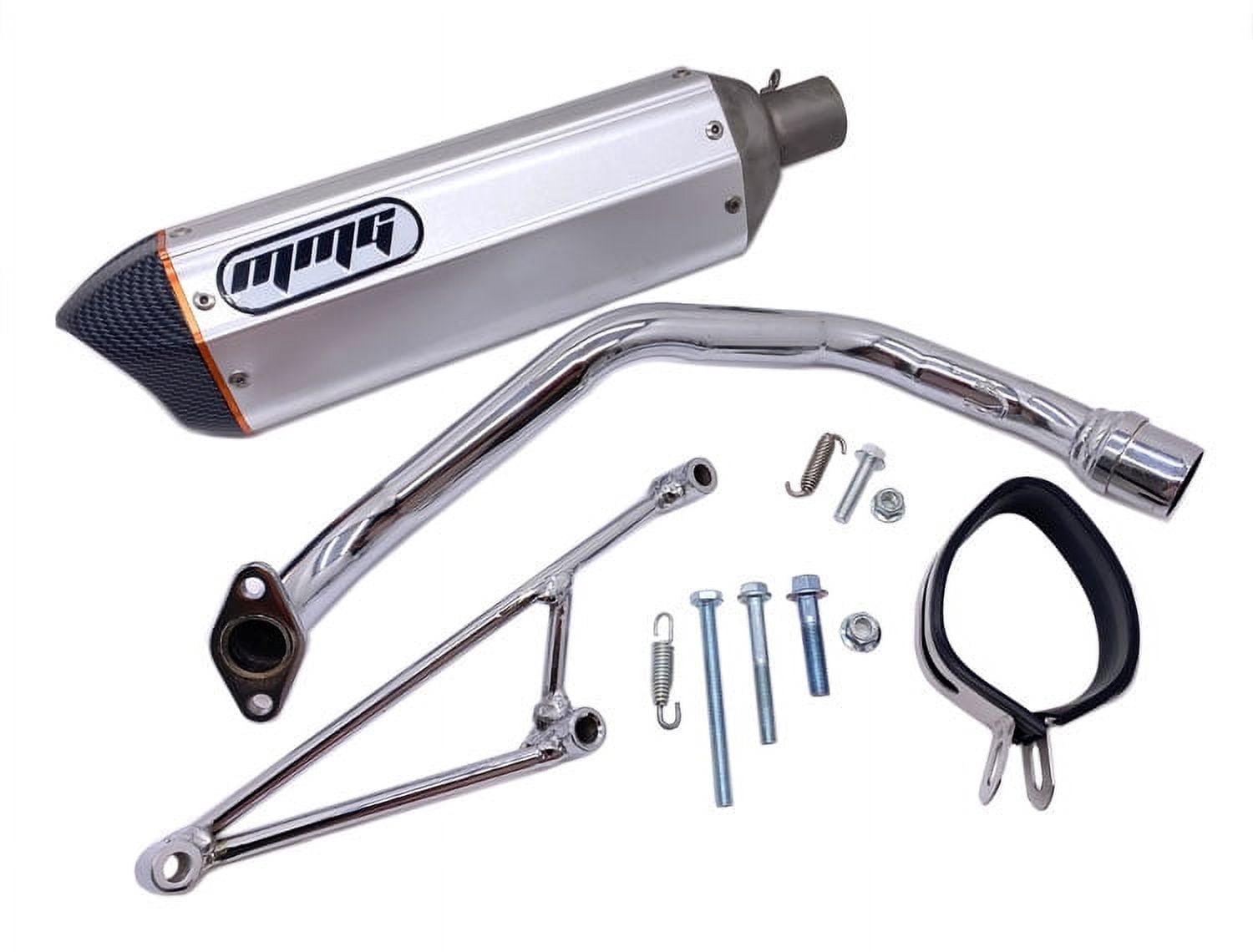 Motorcycle Scooter Performance Exhaust System for GY6 150cc Engines