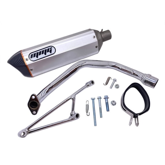 Motorcycle Scooter Performance Exhaust System for GY6 150cc Engines