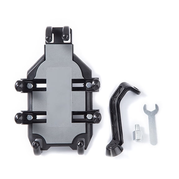 Motorcycle Scooter Phone Mount Bracket Rack 360 Degree Rotatable Holder for Secure Navigation and Communication on Rides